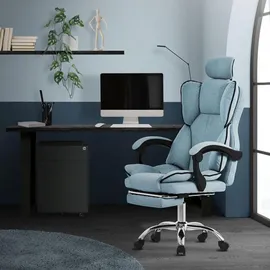 ML-Design Bürostuhl Kunststoff Blau