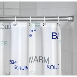Wenko Duschvorhangstange 110-185 cm Chrom