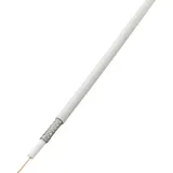 TRU Components 1567170 Koaxialkabel Außen-durchmesser: 6.60mm Rg6 /u 75Ω 65 dB Weiß 50 M