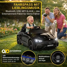 ACTIONBIKES MOTORS Kinder-Elektroauto Mercedes AMG CLE 53 schwarz