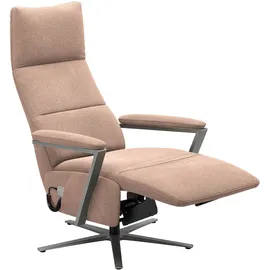 sit&more TV-Sessel Vario Comfort 70 x 124 x 85 cm Rosa Polyester elektrisch mit Kopfteilverstellung & 360° Drehfunktion