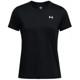 Under Armour Tech Solid Trainingsshirt Damen 001 black/white XL