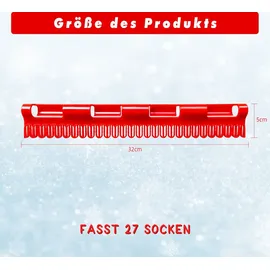 jeukwud 4 Stück Sockentrockner Wäscheständer,Winddicht Trockengestell,Kunststoff Aufhänger für Socken, Unterwäsche, Kleine Kleidung