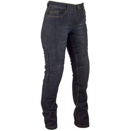 ROLEFF RACEWEAR Motorradhose Jeans für Damen, Schwarz, Größe 31