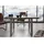 Massivmoebel24 Baumtisch 140 x 77 x 90 cm grau/silber