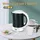 Aigostar Cooltravel 30JQL Kompakter Reisewasserkocher 0,6L - Schwarz - Schwarz