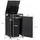 ML-Design Mülltonnenbox 200 x 80 x 116,3 cm anthrazit-rostoptik