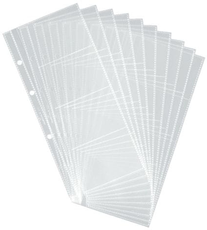 Ersatzhüllen für Visitenkartenmappe mit Ringmechanik »Visifix« transparent, Durable, 11x24.5 cm