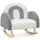 Costway Kindersessel grau 50 x 50 x 50 cm Holz