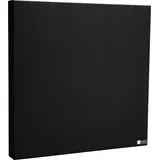 Bluetone Acoustics Wall Panel Pro - Professionel Schallabsorber - Akustikpaneele für die Raumakustik - Akustikplatten und absorber - Acoustic Panel - Akustikelemente (50x50x5cm, Schwarz)