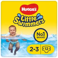 Huggies Little Swimmers Baby-Schwimmwindeln, Größe 2-3 (3-8 kg), 12 St.