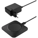 Belkin BoostCharge Pro Neu kabelloses, Universal Easy Align Ladepad, (15 W), Schwarz