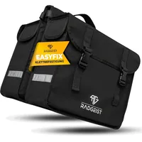 radgeist Gepäckträgertasche doppelt schwarz