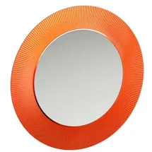 Laufen Kartell Spiegel mit indirekter LED Beleuchtung, mandarine