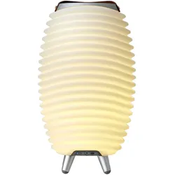 KOODUU LED Stehlampe "Synergy 35", weiß, Ø 24,00cm H: 41,20cm, Lampen, Hygge-Design, Bluetooth Lautsprecher, Sektkühler, TWS Stereo Sound