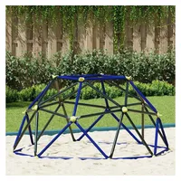 vidaXL Kletter Dome Blau Stahl