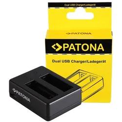 Dual Schnell-Ladegerät f. SJCAM SJ7 Star inkl. Micro-USB Kabel