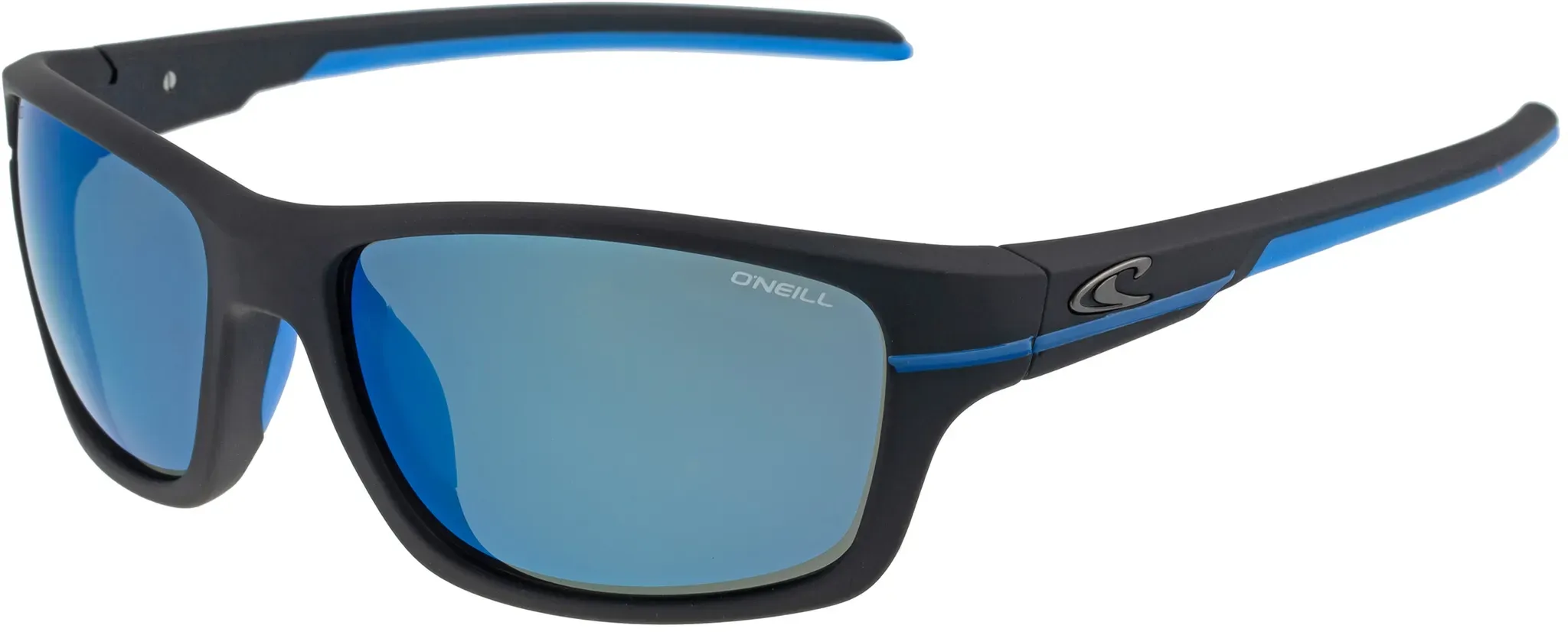 Sonnenbrille O'NEILL, Herren, schwarz, blau, Sonnenbrillen Sonnenbrille, farblich abgesetzte Streifen im Bügel, Sportbrille