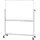Maul Mobiles Whiteboard 120,0 x 90,0 cm Silber/Weiß