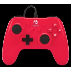 Nintendo Switch Wired Controller Raspberry Red Power A - Multicolor