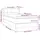 vidaXL Boxspringbett mit Matratze Dunkelbraun 100x200 cm Stoff - Braun