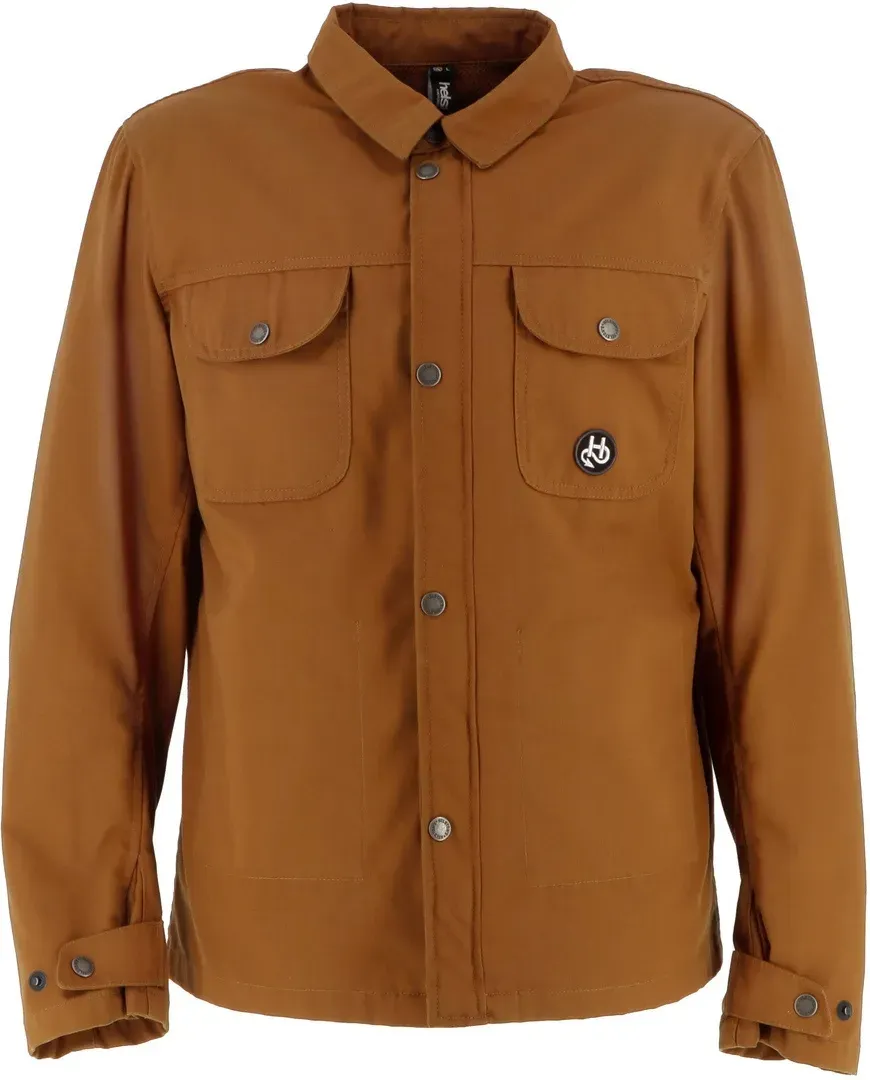 Helstons Detroit Motorfiets Shirt, beige, M Voorman