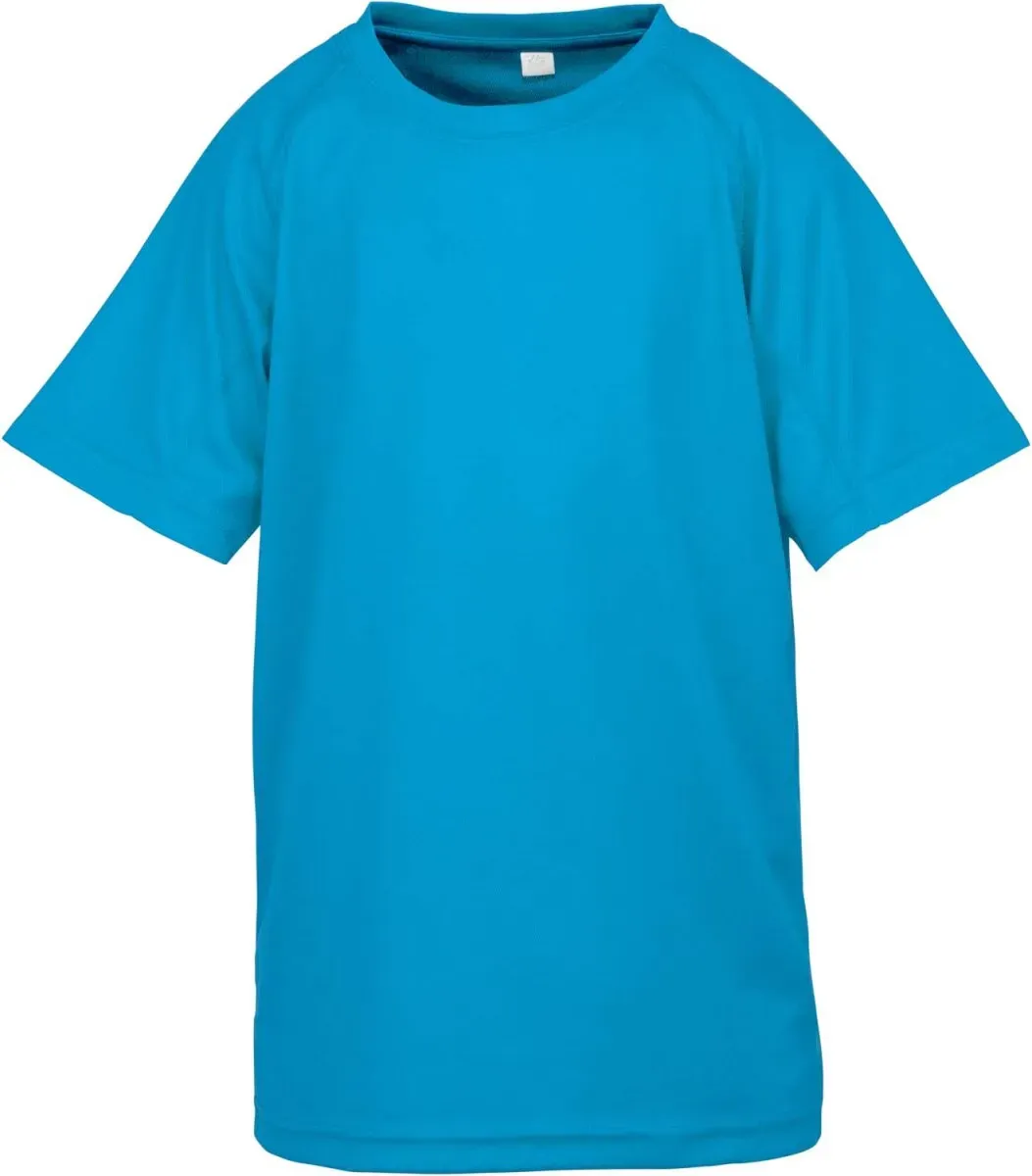 SPIRO Kinder Sport Shirt 'Aircool' T-Shirt S287J ocean blue L (9-10)
