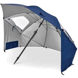 Sonnenschirm / Strandzelt - UPF+50 - 2,4 m Ø - Blau - SPORT-BRELLA Premiere EINHEITSGRÖSSE