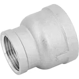 SST Edelstahl Reduziermuffe V4A Gewindefitting 1" x 3/4"