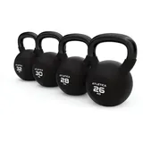 Atletica Kettlebell Set | Muscle & Power | 26kg 28kg 30kg 32kg | TÜV SCHWARZ No Size