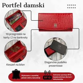 PAOLO PERUZZI Geldbörse Damen rot