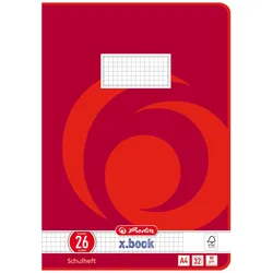 Herlitz 340265, 32 Blätter, Kariertes Papier, A4, 80 g/m2, Junge/Mädchen, Papier