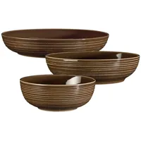 SELTMANN WEIDEN Terra Foodbowl Set 3-teilig Erdbraun