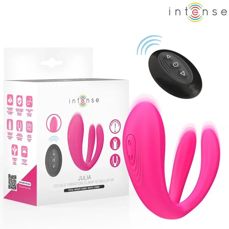 INTENSE - Julia Doppelvibrator-Stimulator mit Fernbedienung