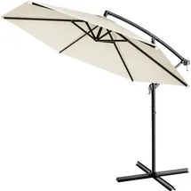 Kingsleeve 1-flg. Ø 330 cm Pendel Creme