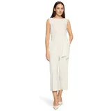 Betty Barclay Jumpsuit mit Bindegürtel, Offwhite, 38