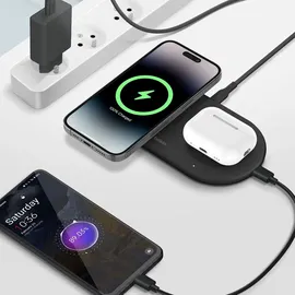 Belkin BoostCharge Pro 2in1 Qi2 (15W) schwarz
