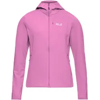 Jack Wolfskin Litestride Hooded Full Zip W foxglove