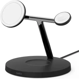 Belkin BOOST CHARGE Pro 3-in-1 Wireless Charger, Qi2 15W, black – Schwarz