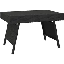 vidaXL Beistelltisch Klappbar 60 x 40 x 38 cm Schwarz