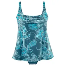 LASCANA Badekleid Damen Petrol 54 Cup D