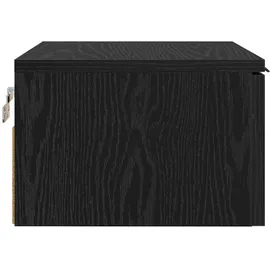 vidaXL Nachttisch 2 pcs Schwarz Eichen-Optik 34 x 30 x 20 cm