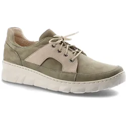 Grüne Halbschuhe Wasak Damen Lederschuhe, 38