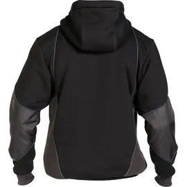 DASSY DASSY® Pulse Sweatshirt-Jacke, schwarz/anthrazitgrau 2XL