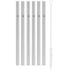 WMF Trinkhalm-Set 6 St. 18 cm Silber