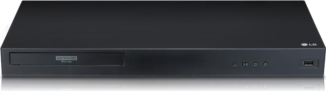 LG UBK80 - Schwarz - Blu-Ray-Player - BD,BD-R,BD-RE,BD-ROM,CD,CD-R,CD-RW,DVD,DVD+R,DVD+RW,DVD-R,DVD-RW - 480p,720p,1080i,1080p,2160p - 4:3 - 16:9 - 7.1 Kanäle (UBK80.DEUSLLK)