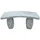 Dehner Gartenbank 100 x 40 x 45 cm Grau