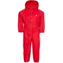 Trespass Button Overall - Red - 18-24 Monate