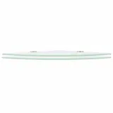 vidaXL Shower shelf white