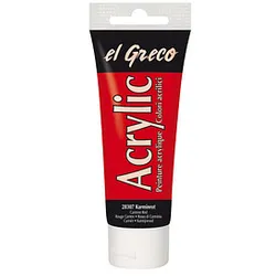 KREUL el Greco Acrylfarbe karminrot 75,0 ml